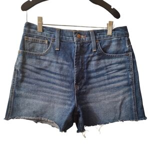 Madewell The Perfect Jean Shorts distressed Hem Size 27